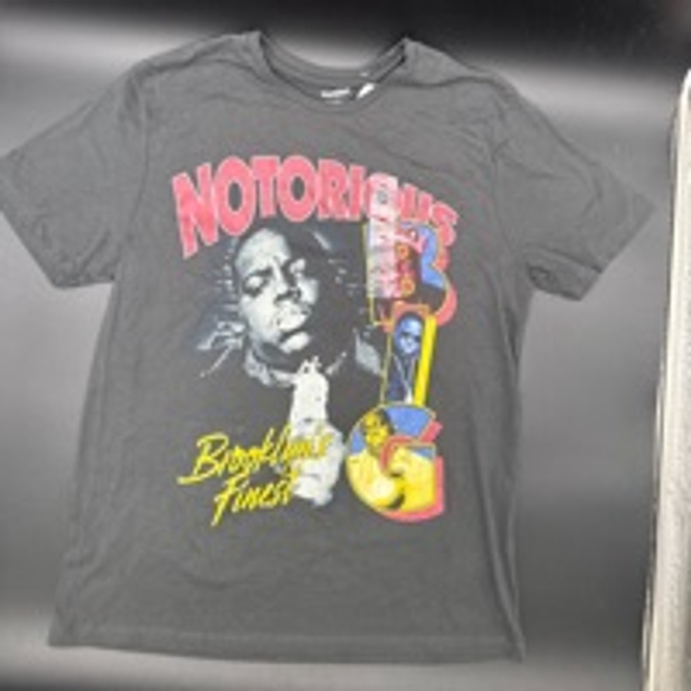 Men's Old Navy Gray Notorious B.I.G. Graphic T-Shirt Size M